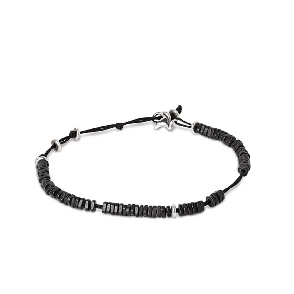The Monotype the Miles Beaded Bracelet Black